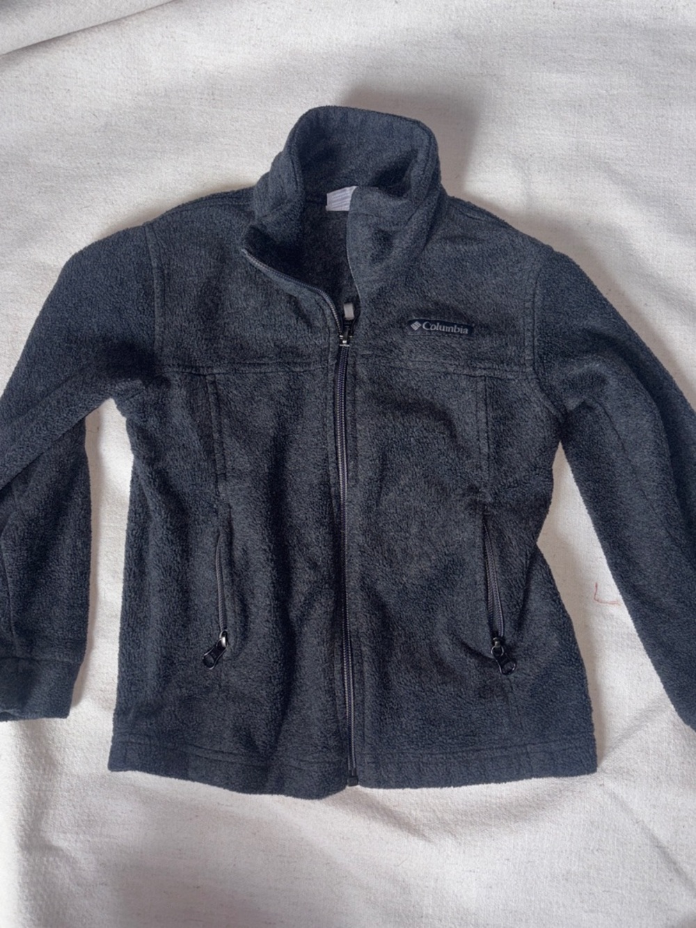Columbia Kids Charcoal Black Full-Zip Fleece Jacket (#12)